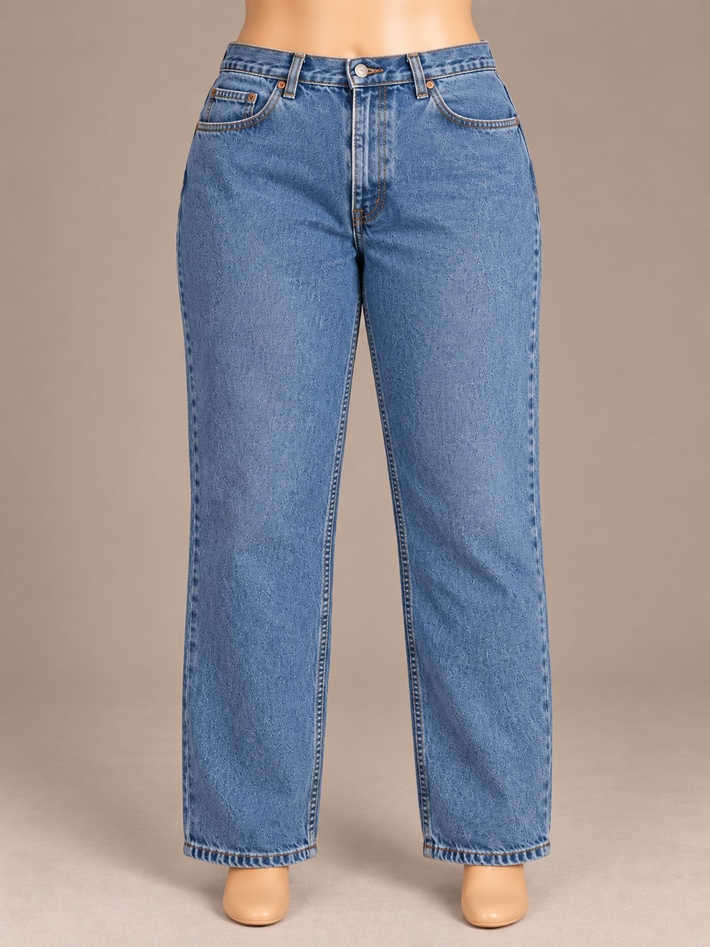Levi’s 550 Relaxed Fit Tapered Leg Jeans 24M Medium Wash 100% Cotton